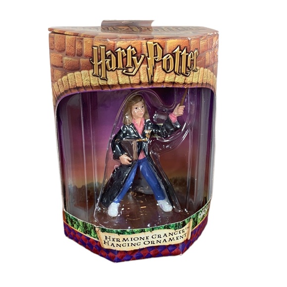 Enesco Other - Vintage Harry Potter - Hermione Granger Hanging Ornament - Holding Book and Wand